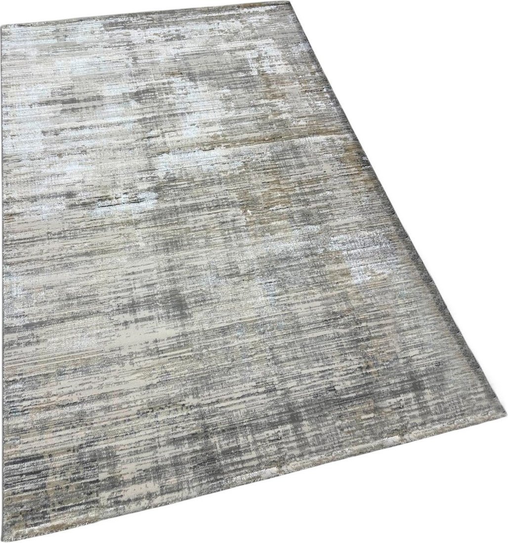 Ковер для жилой комнаты Radjab Carpet Амальфи Прямоугольник A3580A 13626 (0.8x1.5, L.Grey/Antrasit)