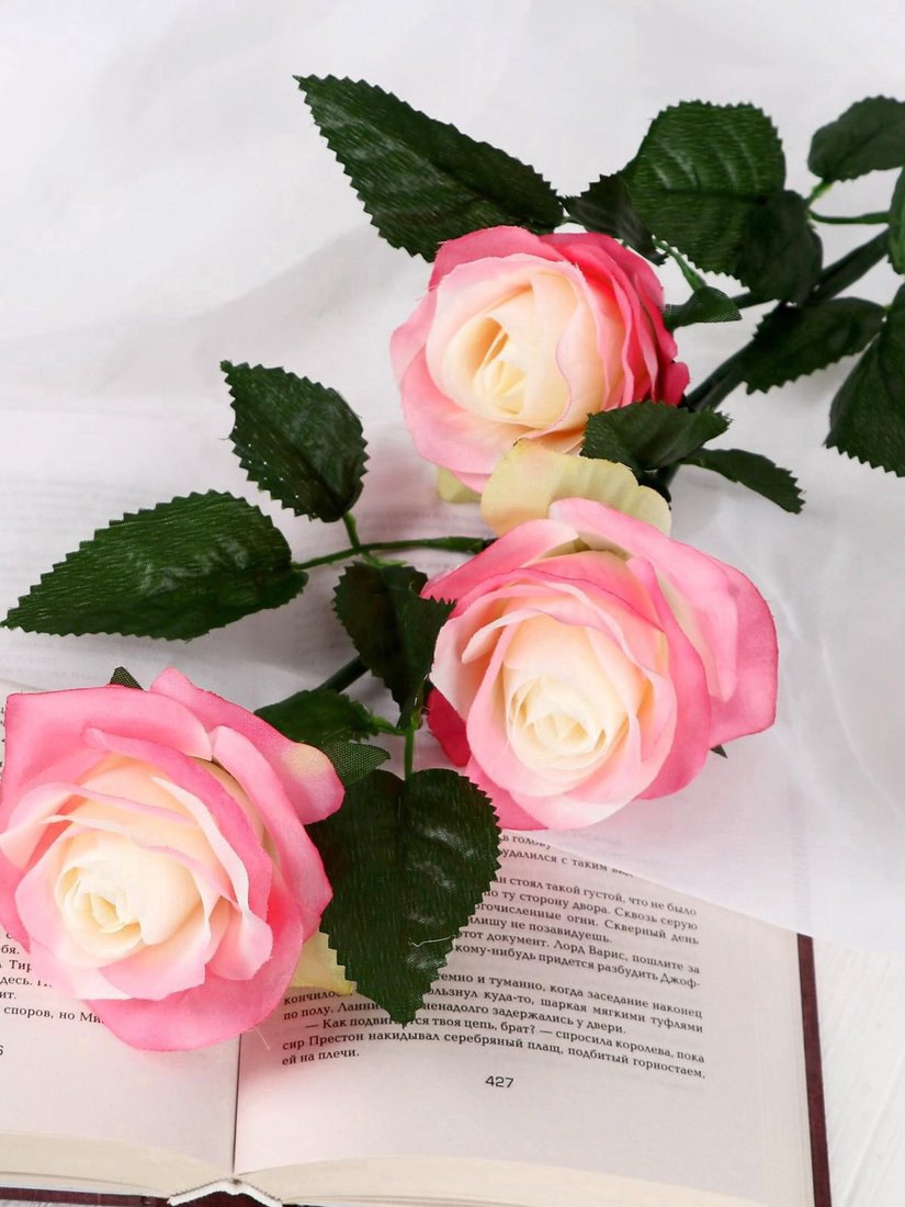 Искусственный цветок Poetry in flowers Роза Жанна 2578228
