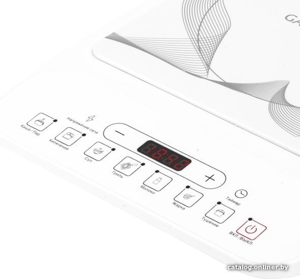 Настольная плита Galaxy GL3060 (белый)
