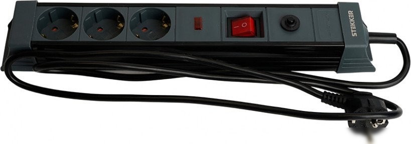 Сетевой фильтр Stekker HM22-31-05 50155 (черный)