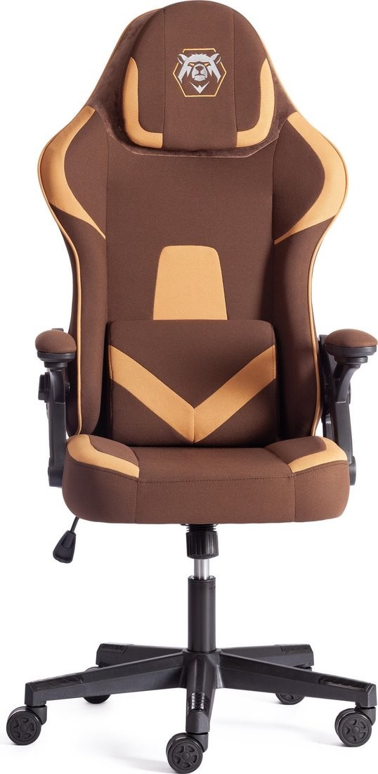 Игровое (геймерское) кресло TetChair iBear ткань (коричнево-бежевый)