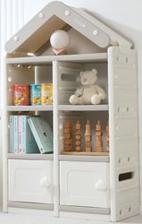 Стеллаж UNIX kids House (2 ящика, серый)