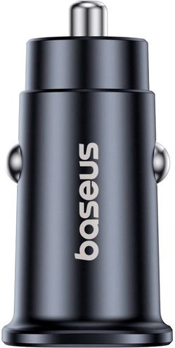 Автомобильное зарядное Baseus GoTrip Car Charger C+C 30W (черный)