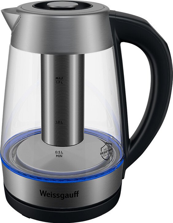 Электрический чайник Weissgauff WK 1711 EcoGlass Filter TempControl