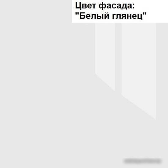 Готовая кухня Интерлиния Мила Gloss 1.8 (белый-красный)