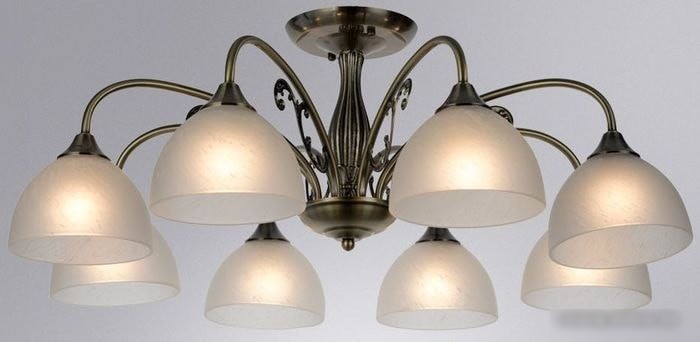 Припотолочная люстра Arte Lamp Spica A3037PL-8AB