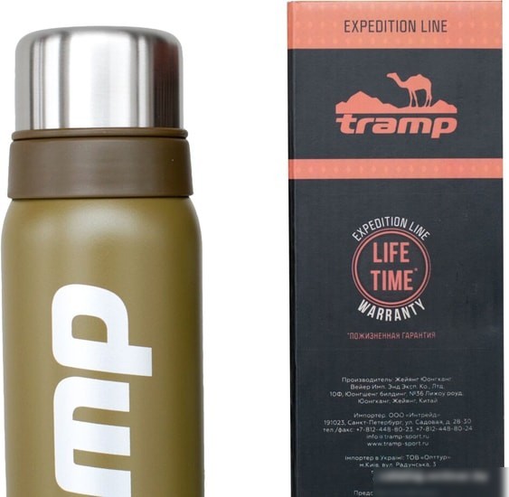 Термос TRAMP TRC-027 0.9л (оливковый)