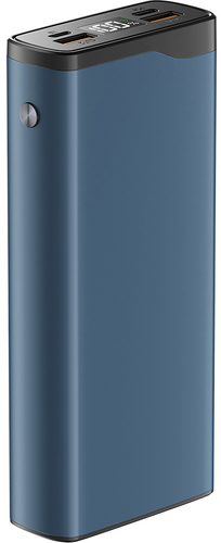Внешний аккумулятор Olmio QL-20 20000mAh (голубой)