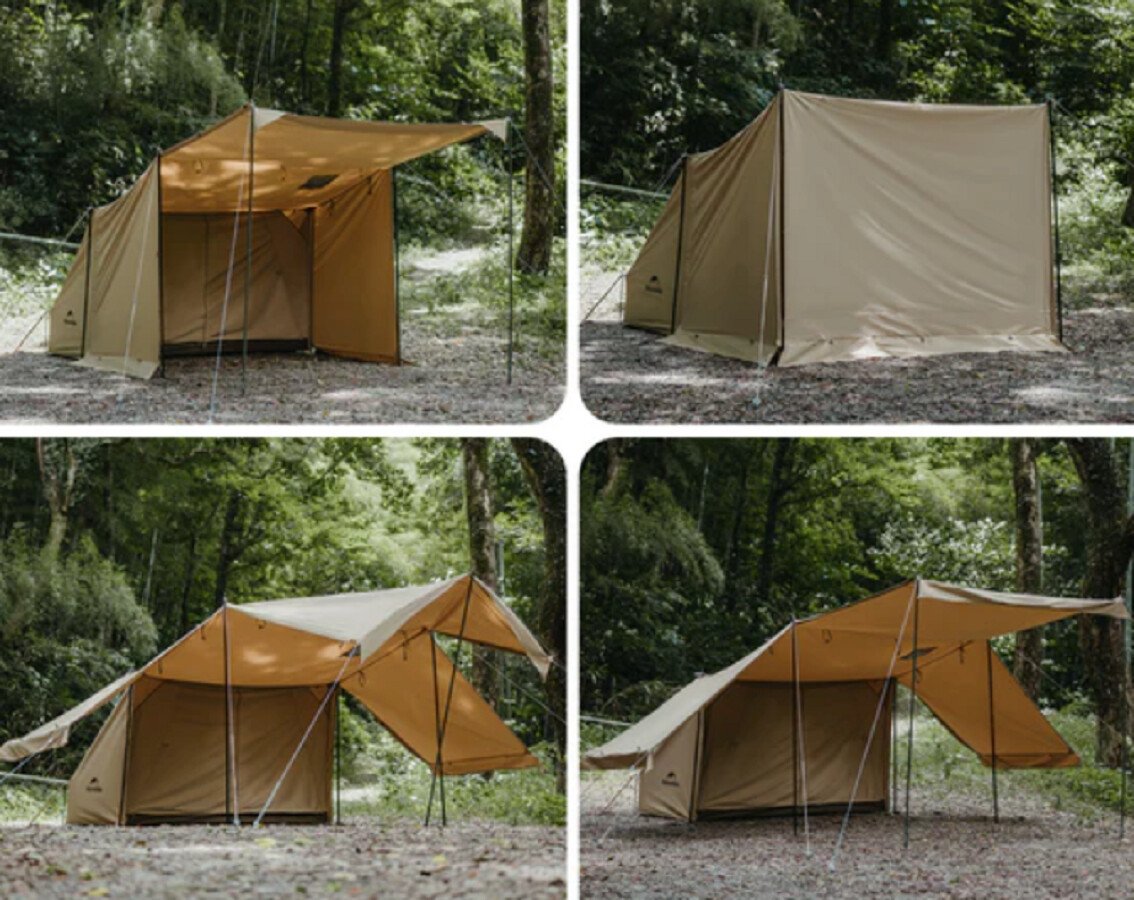 Треккинговая палатка Naturehike Mountain Stream CNK2450WS026 (бежевый)