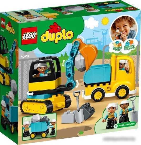 Конструктор LEGO Duplo 10931 Грузовик и гусеничный экскаватор