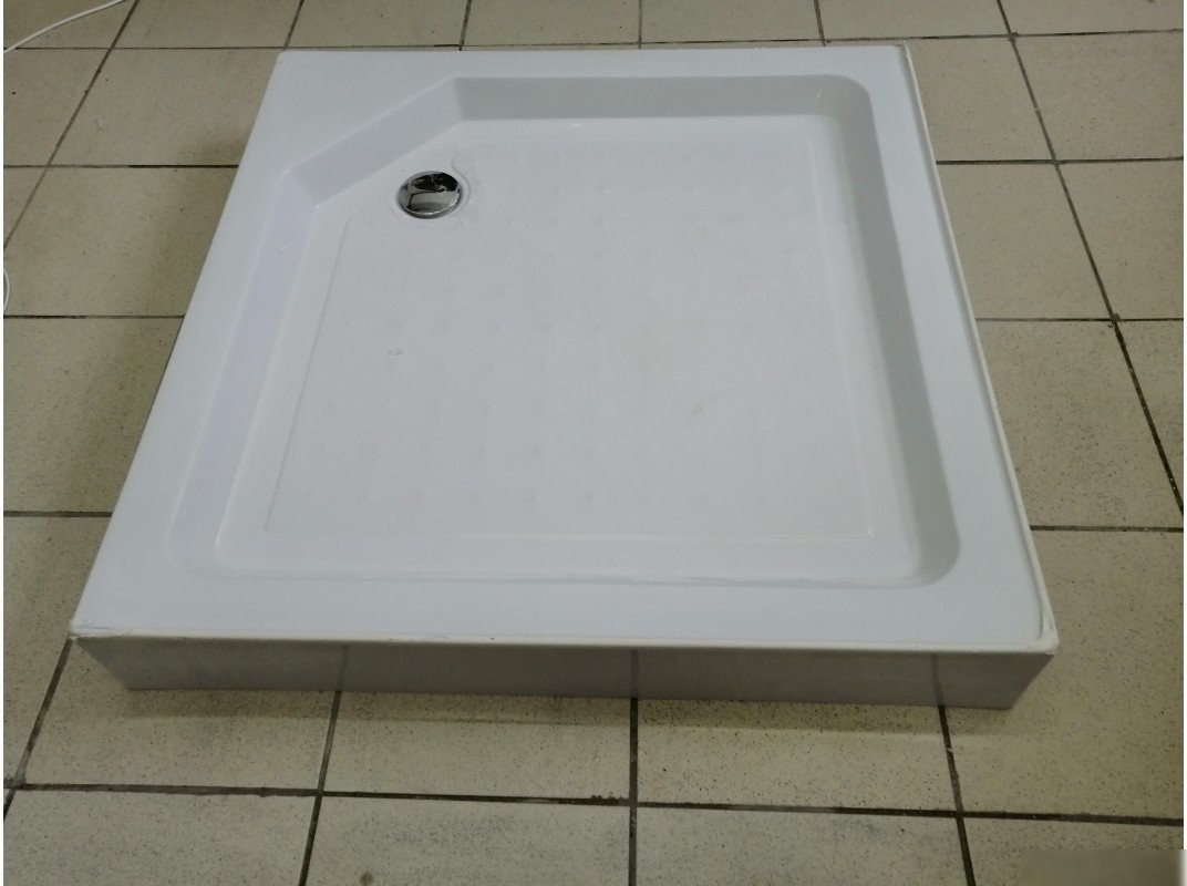 Душевой поддон Pelican T1010SQ 100x100x14 (с сифоном)