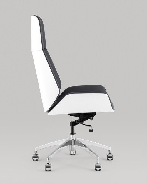 Офисное кресло TopChairs Crown SN A312 8386-16 White Back (серый/голубой)