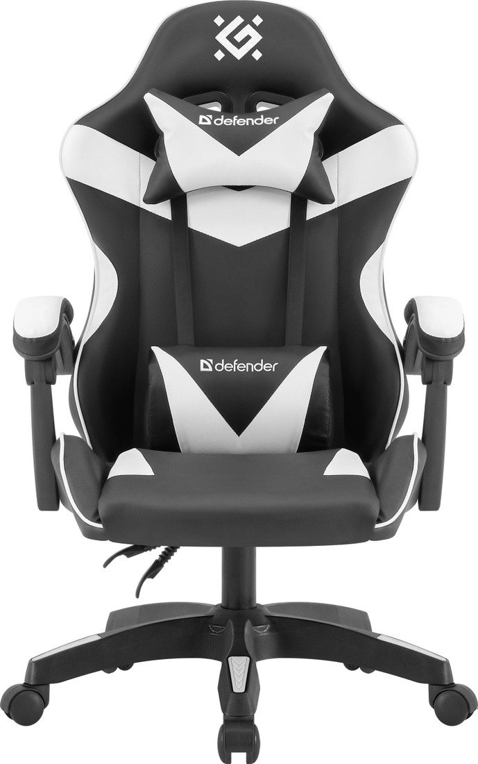 Игровое (геймерское) кресло Defender Urana (черный/белый)