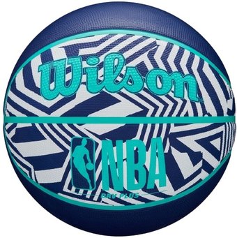 Баскетбольный мяч Wilson NBA DRV Plus Camo Indigo WZ3016102XB6 (6 размер)
