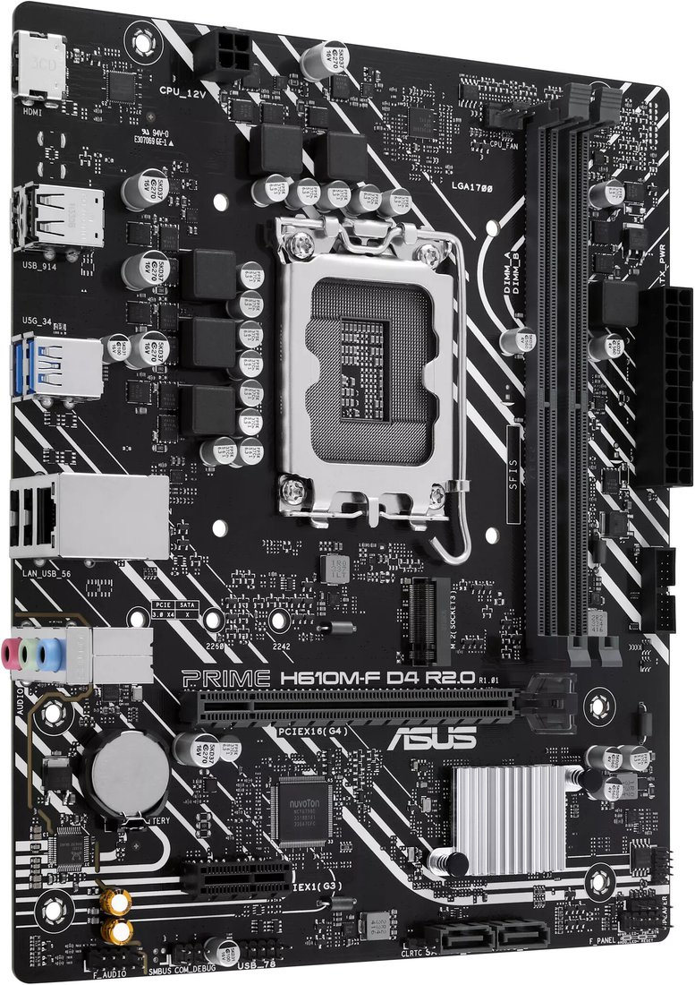 Материнская плата ASUS Prime H610M-F D4 R2.0