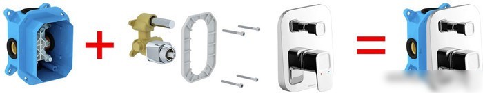 Скрытый механизм Ravak R-box RB 070.50 [X070052]