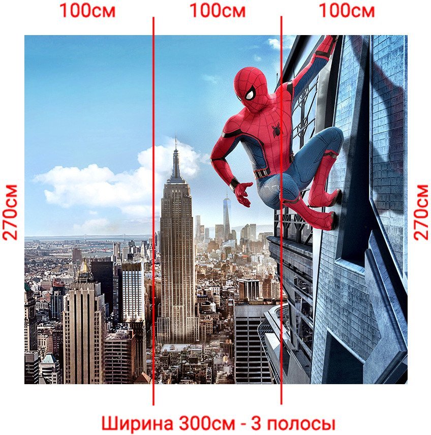 Фотообои Arthata Fotooboi-SpiderMan-70 (300x270)