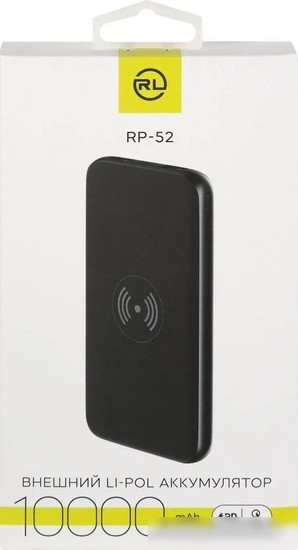 Внешний аккумулятор Red Line RP52 10000mAh (черный)