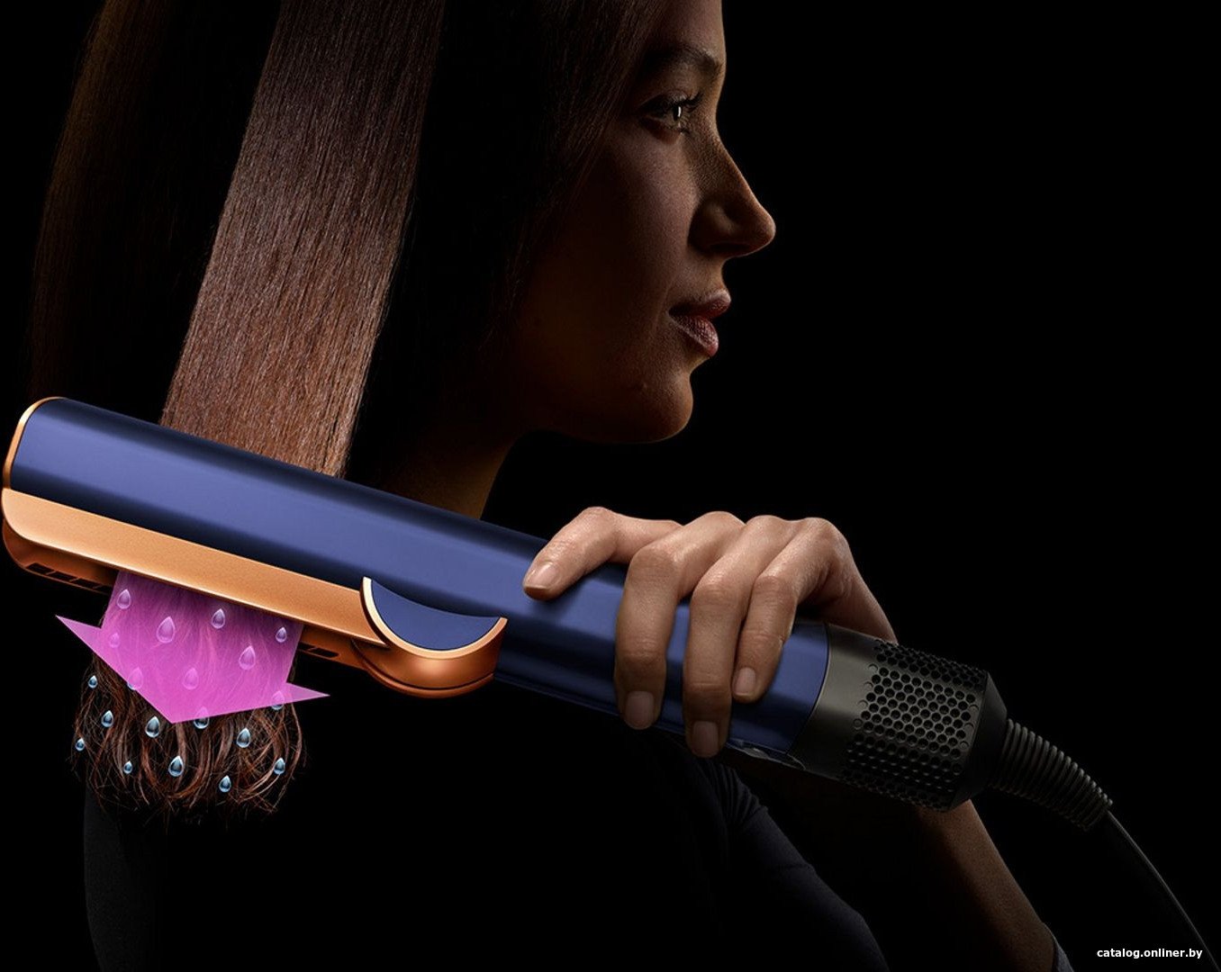Выпрямитель Dyson Airstrait (евровилка, берлинская лазурь/медный)