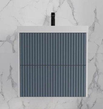Symbolite Тумба под умывальник Стокгольм 60 Classic Push 2 ящика (подвесная, графит софт)