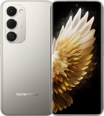 Телефон Tecno Spark 40 Pro+ 8GB/128GB (лунный титановый)