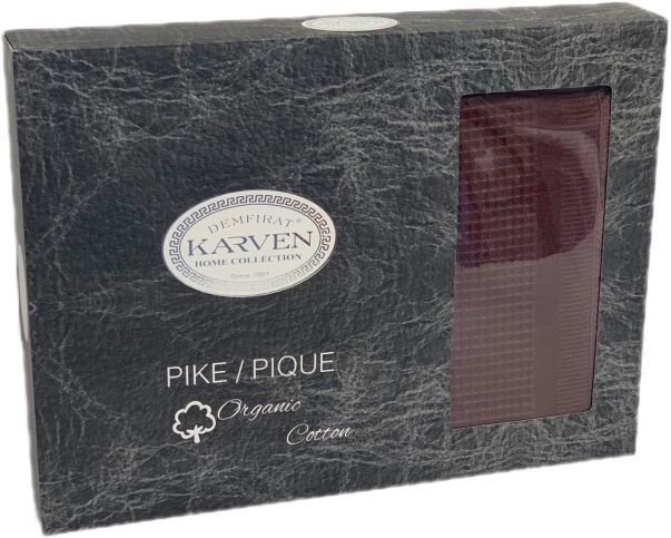 Плед Karven Dantelli Waffle Pike Евро 200x220 Р 931 (бордовый)