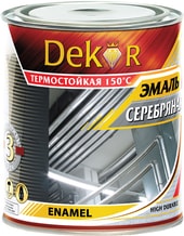 Эмаль Dekor ПФ-115 (серебряный, 0.8 кг)