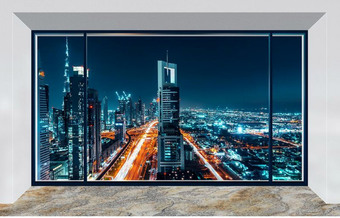 Фотообои Citydecor Ночной город панорама 400x254