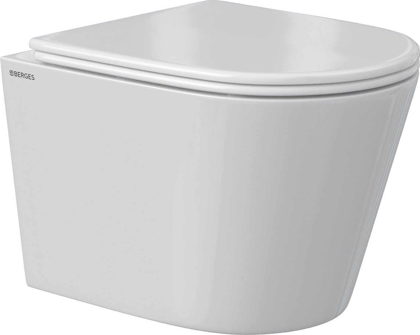 Унитаз подвесной Berges Wasserhaus Vita Rimless 043377 (с сиденьем)