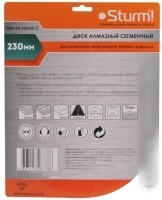Отрезной диск алмазный Sturm 9020-04-230x22-C