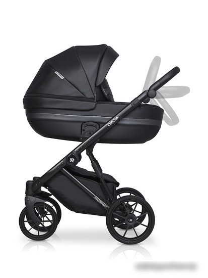 Универсальная коляска Riko Basic Delta Ecco (3 в 1, 15/black)