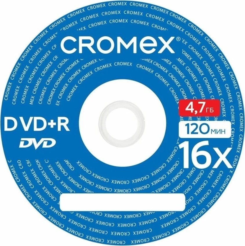 DVD+R диск Cromex 4.7Gb 16x 513774 (50 шт.)