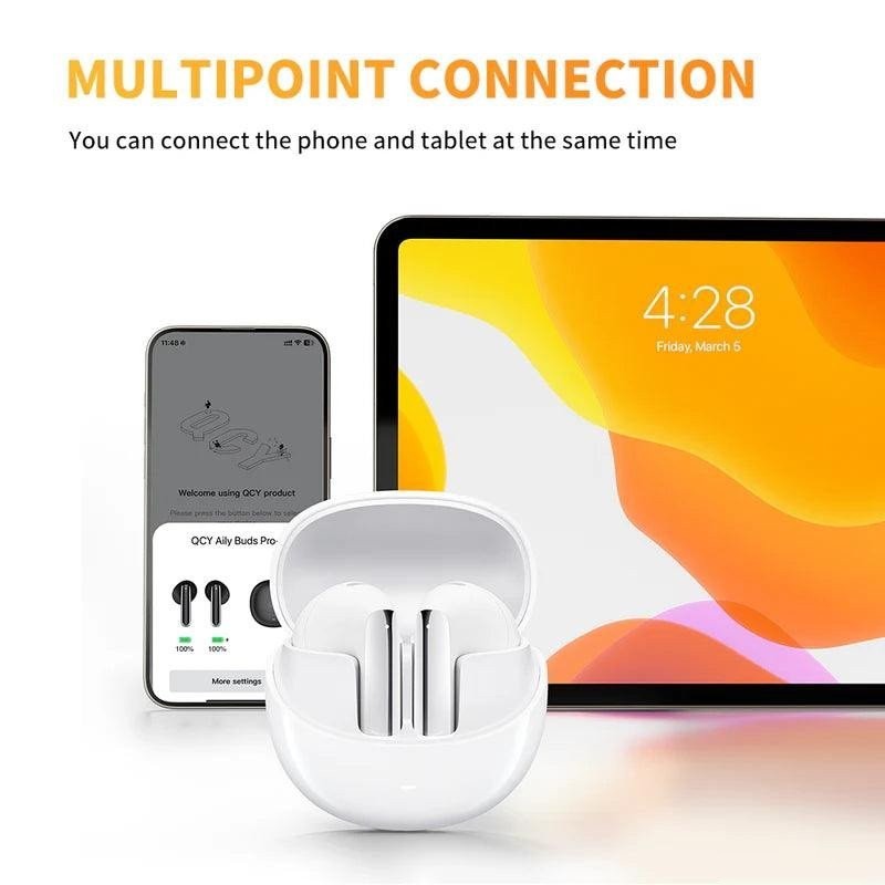 Наушники QCY AilyBuds Pro+ (белый)