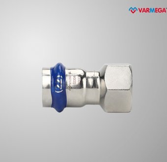 Фитинг Varmega Муфта раструбная Inox Press с внутренней резьбой 22x3/4" VM705002205