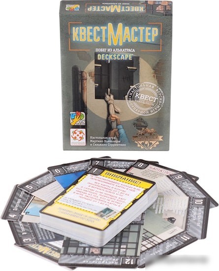 Настольная игра Стиль Жизни КвестМастер: Побег из Алькатраса