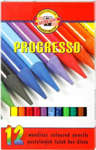 Набор цветных карандашей Koh-i-Noor Hardtmuth Progresso 8756012007PZ (12 шт)