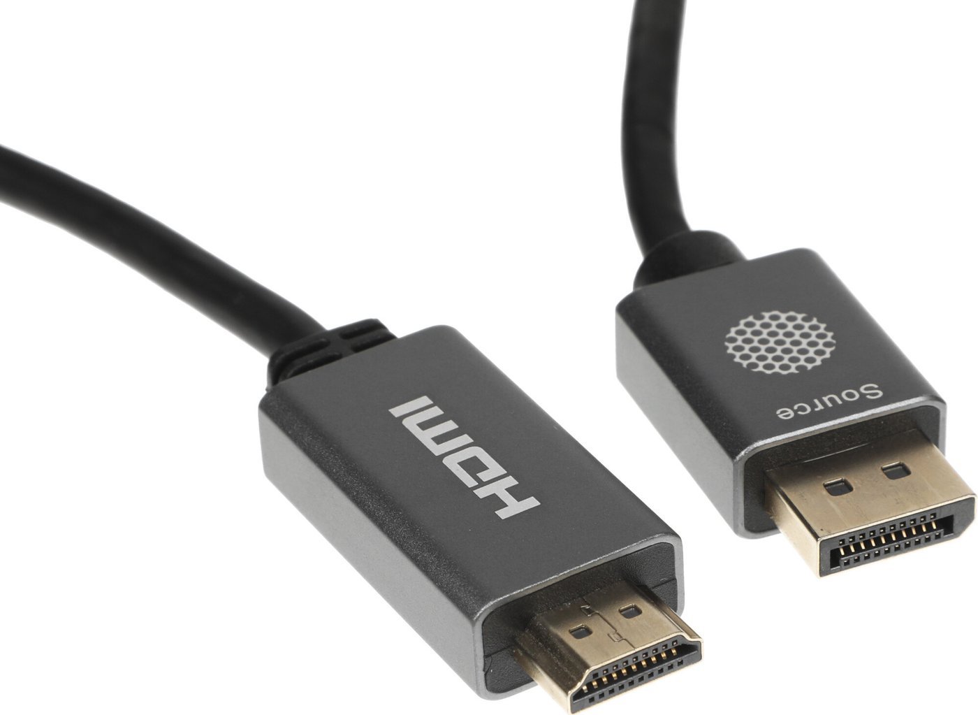 Кабель CACTUS CS-DP-HDMI-1.2-2 HDMI - DisplayPort (2м, черный)