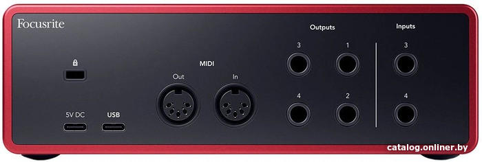Аудиоинтерфейс Focusrite Scarlett 4i4 (4-е поколение)