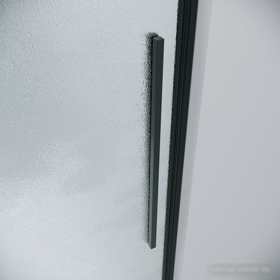 Душевая дверь Grossman Galaxy 100.K33.01.140.21.02 140x195 (черный матовый/стекло шиншилла)