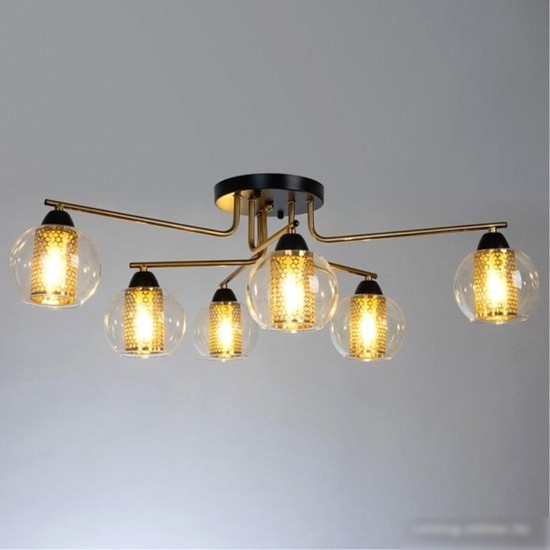 Люстра средней высоты Arte Lamp Manchester A7045PL-6BK
