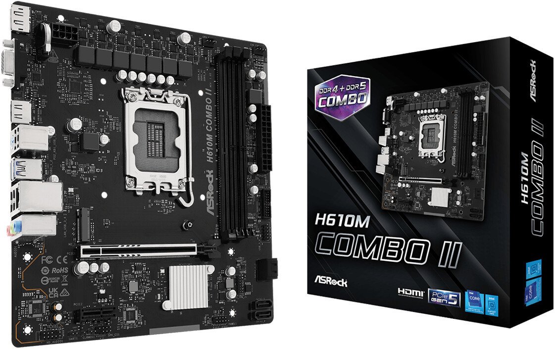 Материнская плата ASRock H610M Combo II