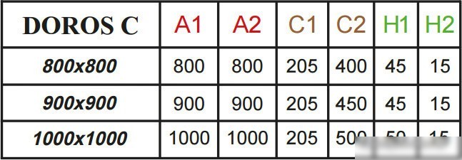 Душевой поддон Radaway Doros C 100x100 [SDRC1010-01]
