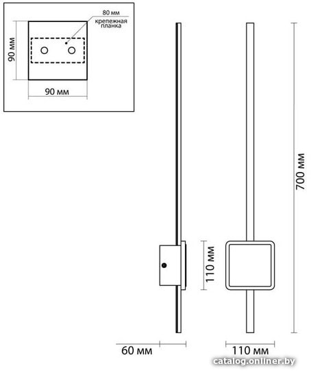 Бра Odeon Light Stilo 4257/18WL