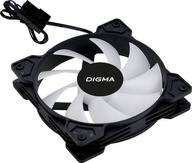 Вентилятор для корпуса Digma DFAN-FRGB1