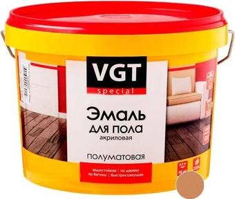 Эмаль VGT Профи для пола ВД-АК-1179 2.5 кг (светлый орех)