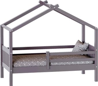 Кровать-домик Мебельград Алиса 160x80 (лаванда)