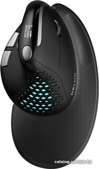 Вертикальная мышь Delux Seeker M618XSD (черный) Вертикальная мышь Delux Seeker M618XSD (черный)