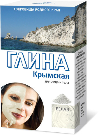 Глина Глина косметическая для тела Белая Крымская 100 г