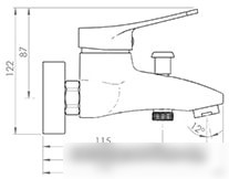 Смеситель Inan Uzay M2001K