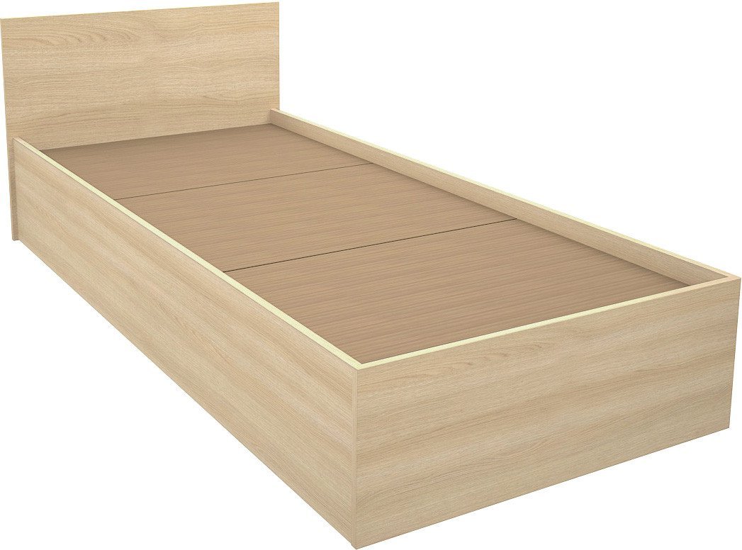 Кровать МДК КР9 80x200/700x952x2032 (дуб млечный)